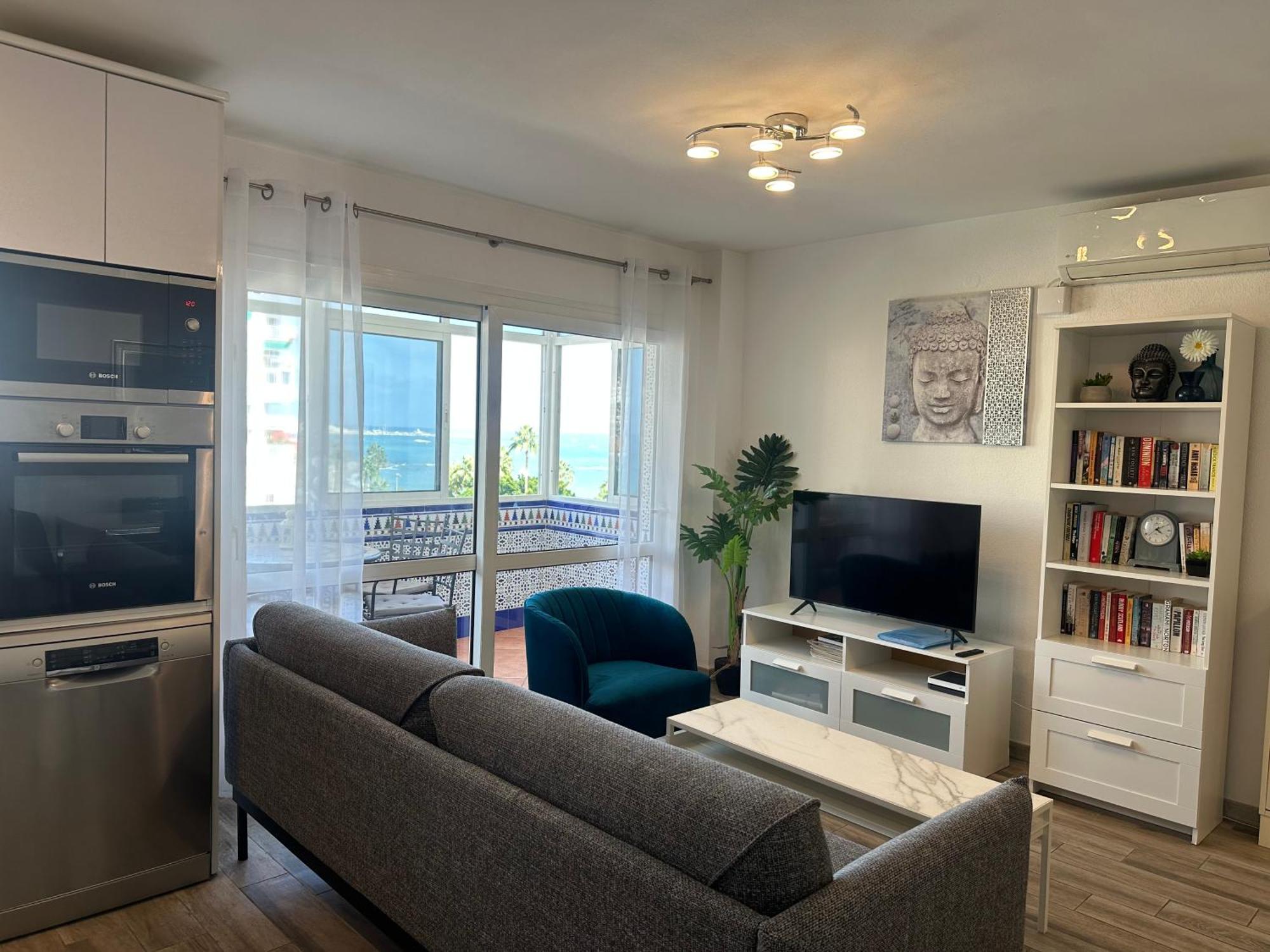 Luxury Beachfront Apartment In Benalmadena Costa Exterior foto